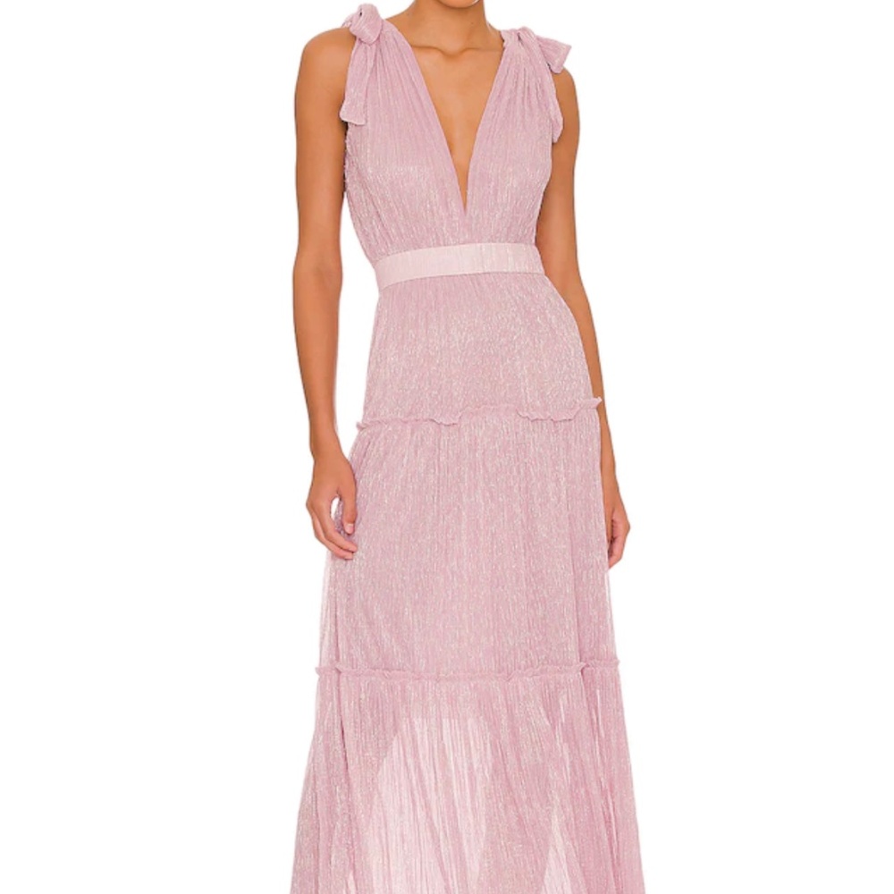 Sabina Musayev x REVOLVE Helena Dress Pink Lavender XL